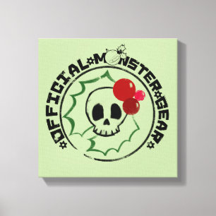 Lienzo 4 monstruos pequeños - Logo de Nessa Holiday 2