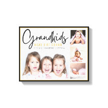 4 Nietos Collages de fotos hacen gran presupuesto 