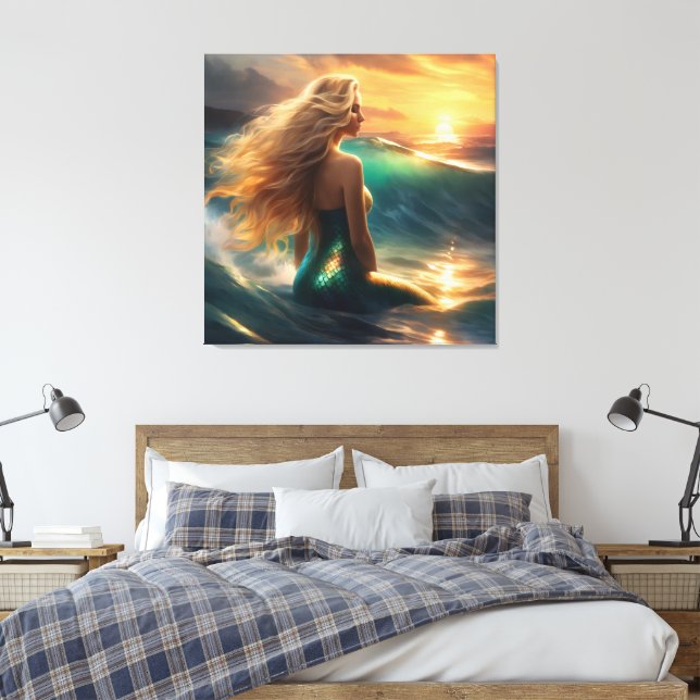 Lienzo #4 Vida de Sirena  (Insitu(Dormitorio))