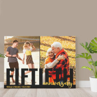 50° Aniversario Tipografía sobredimensionada 2 Fot