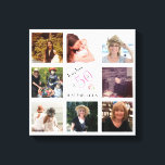 Lienzo 50 y el fabuloso Collage de fotos Keepsake<br><div class="desc">De Charm Design Studio: 50 y Fabulous Collage de fotos Canvas Print — AS A KEEPSAKE — qué maravilloso recuerdo de este día especial. Esto envía un mensaje tan feliz por su cumpleaños número 50 — fácilmente personalizado con fotos favoritas y disfrutado para siempre</div>