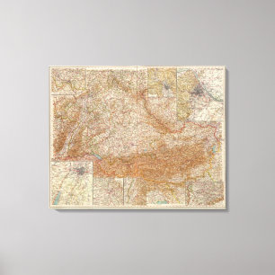 Lienzo 5657 Alemania del sur, Austria