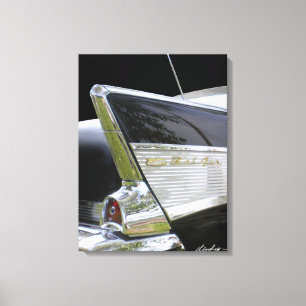 Lienzo '57 Bel Air "ALETAS " de Chevy