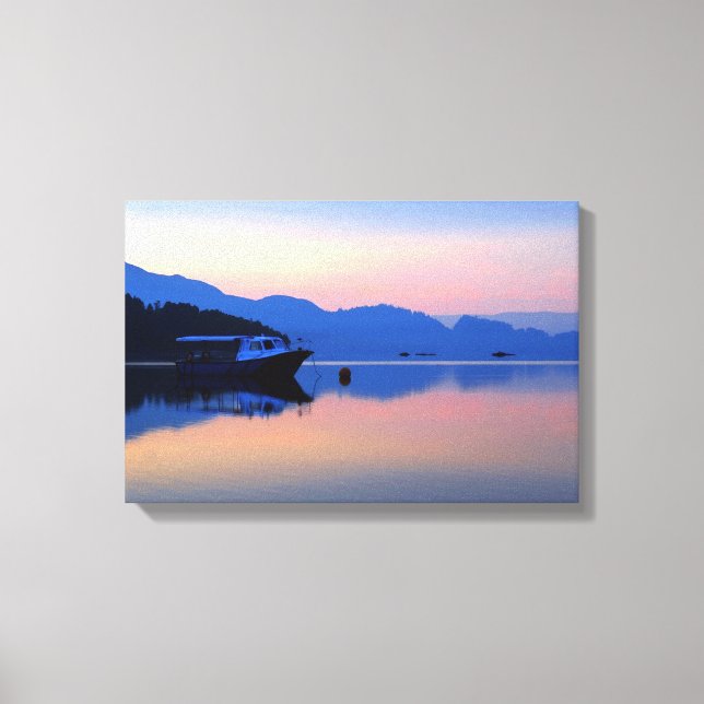 Lienzo 5:00 a. m. Luss Loch Lomond (Anverso)