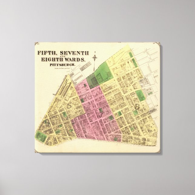 Lienzo 5, 7-8 de Pittsburgh, Pennsyvania (Anverso)