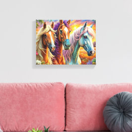 Lienzo 5D Kit de pintura de diamantes para caballos Diseñ