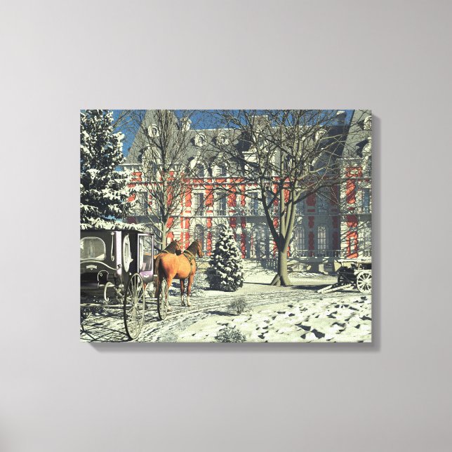Lienzo 60"x40" Imagen de "Reunión de Navidades" (Anverso)