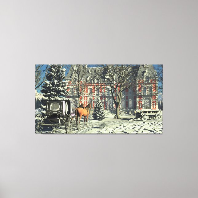 Lienzo 60"x40" Imagen de "Reunión de Navidades" (Anverso)