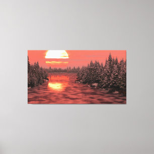 Lienzo 60x40 Imagen "New Morning" de tela Art w