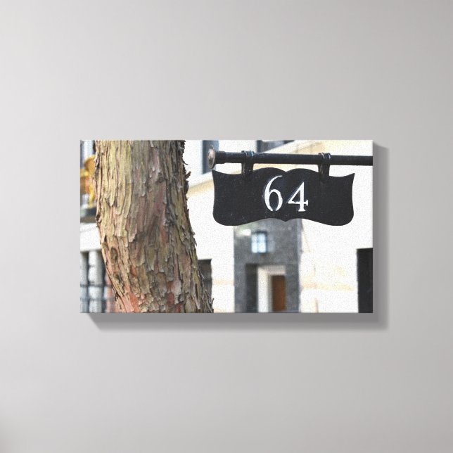 Lienzo 64 New York City Brownstones Upper West Side NYC (Anverso)