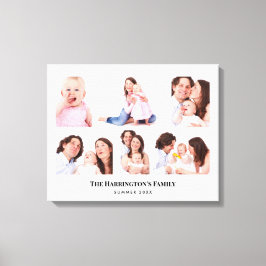 Lienzo 6 secciones Personalizado foto marcos grises Minim