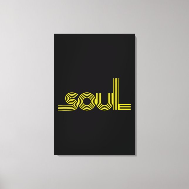 Lienzo 70s Funk Afro Soul Boogie Dance Love Train (Anverso)