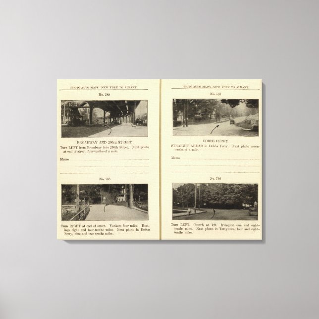 Lienzo 78689 Broadway y 230 St Dobbs Ferry (Anverso)