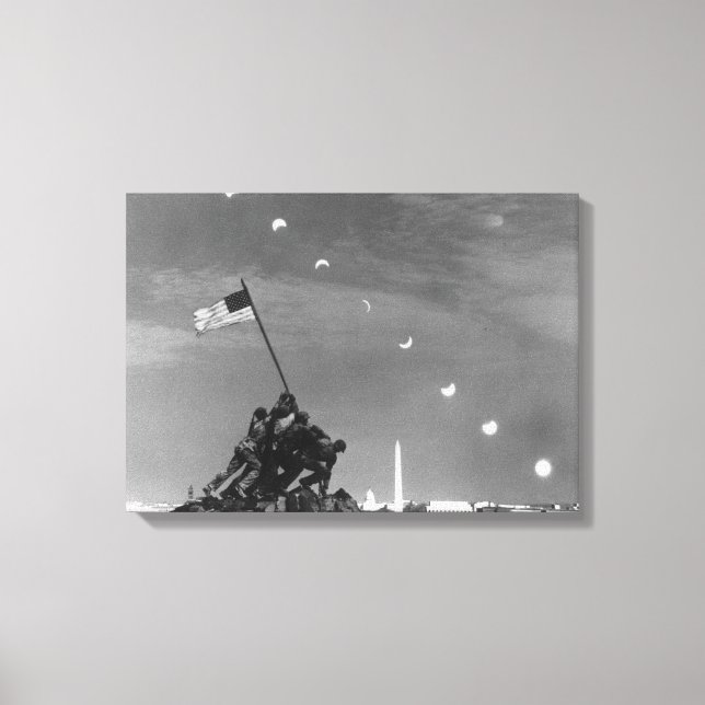 Lienzo 7 de marzo de 1970: Diez exposiciones separadas (Anverso)