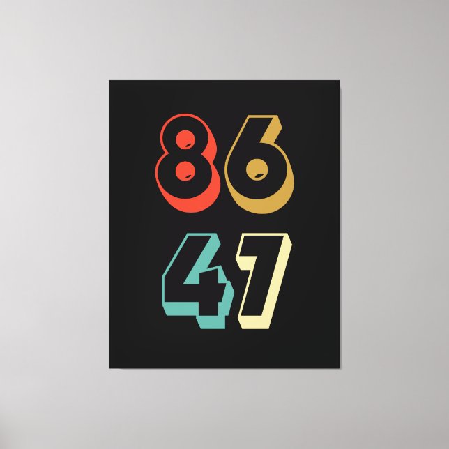 Lienzo 8647 Ant-Trump (Anverso)