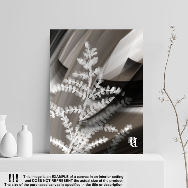 Lienzo 8x10" Terra’s Tender Whisper Abstract Brown Flower (Subido por el creador)