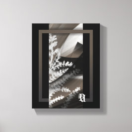 Lienzo 8x10" Terra’s Tender Whisper Abstract Brown Flower