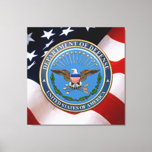 Lienzo [900] Emblema del Departamento de Defensa de los E