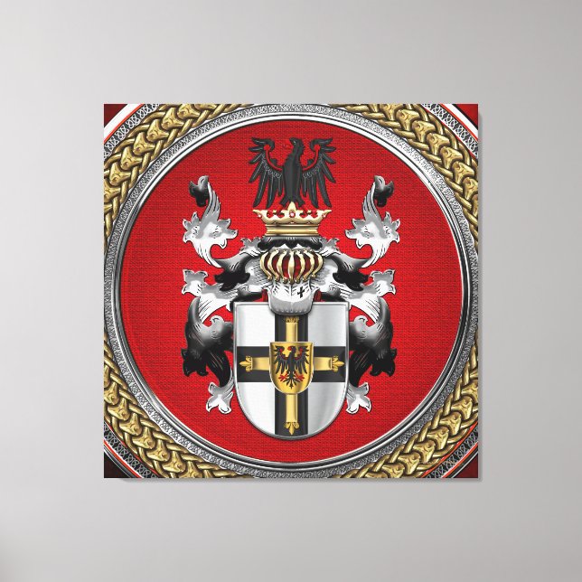 Lienzo [901] Escudo de armas de orden teutónico (Anverso)