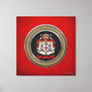 Lienzo [901] Escudo de armas templario de los caballeros
