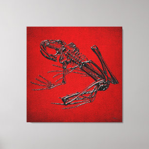 Lienzo 999.9: Esqueleto de rana