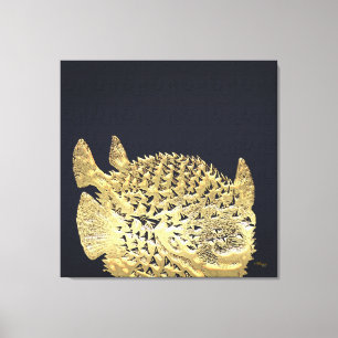 Lienzo 999.9: Pescado de Puffer