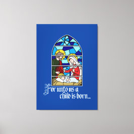 Lienzo A Child is born