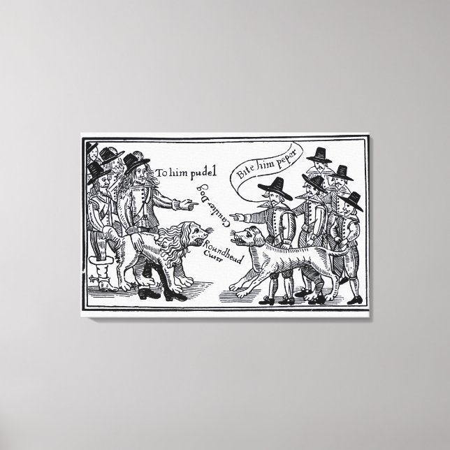 Lienzo A Él Pudel, Bite Su Peper' (Anverso)