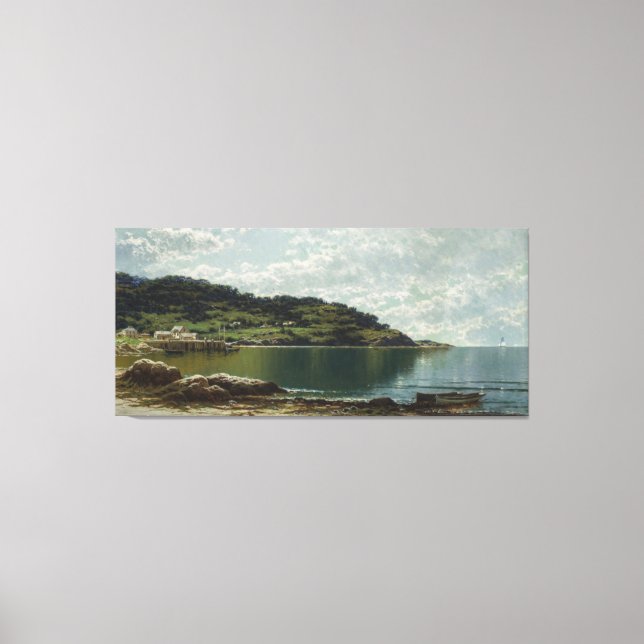 Lienzo A lo largo de la costa del Maine (Anverso)