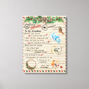 Lienzo A Mi Abuelo Regalo, Abuelo Y Abuelo, Amor De Los A