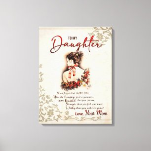 Lienzo A Mi Hija, A Mi Hija Y A Mi Mamá