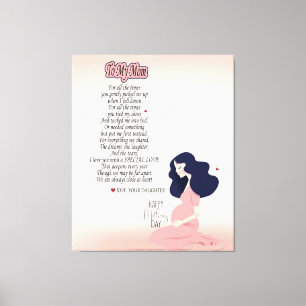 Lienzo A Mi Mamá Durante Todo El Tiempo Que Me Recogiste 