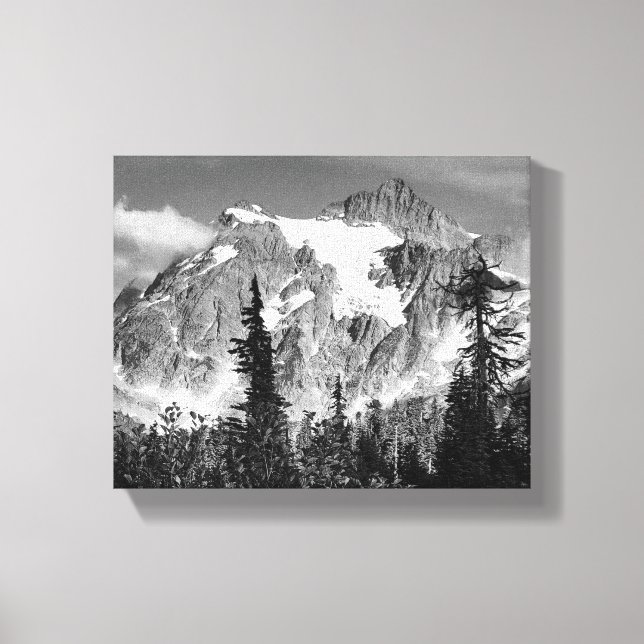 Lienzo A Mountain in the North Cascades National Park (Anverso)