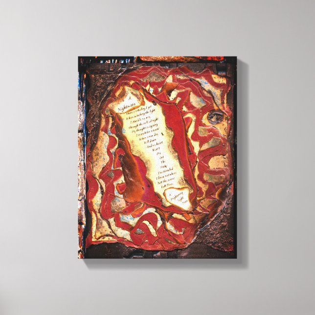 Lienzo A Nightmare (Anverso)