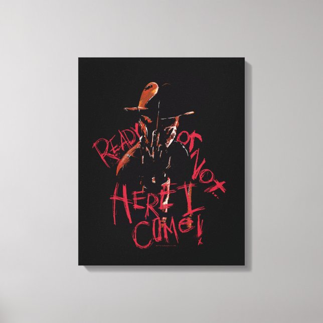 Lienzo A Nightmare on Elm Street | Ready or Not (Anverso)