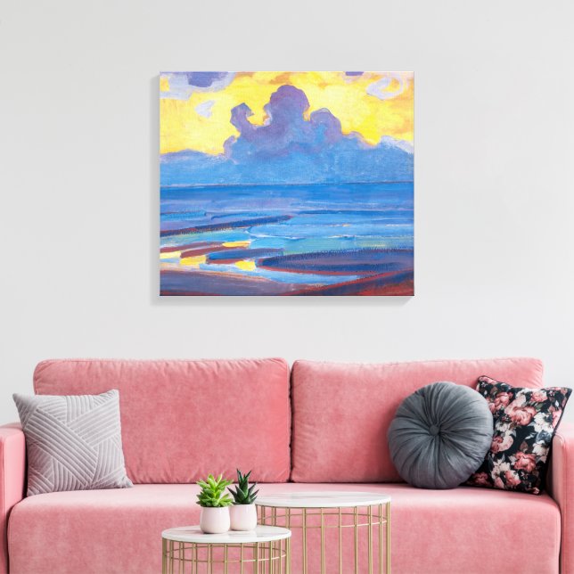 Lienzo A orillas del mar | Piet Mondrian | (Insitu (Sala de estar))