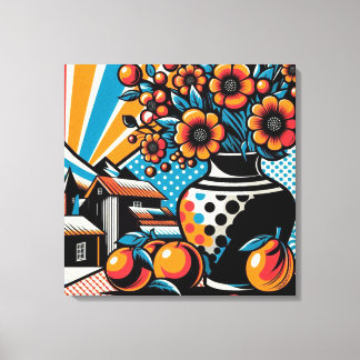 Lienzo A Pastel Slice Of Life Reflections