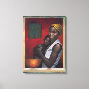 Lienzo A través de la ventana 1992