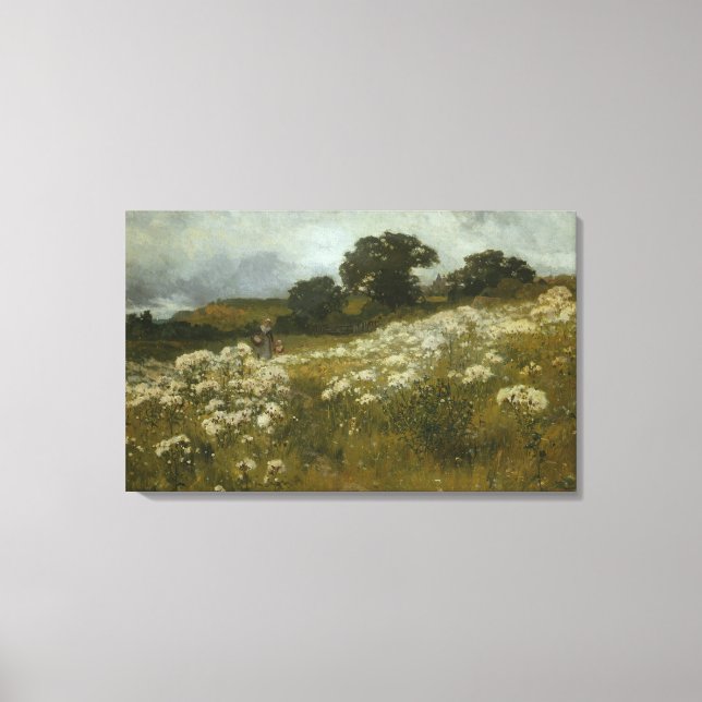 Lienzo A través de los campos (Anverso)