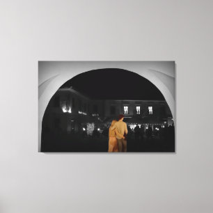 Lienzo A través del túnel