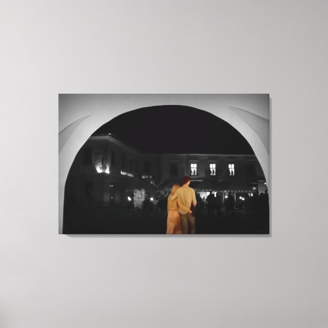 Lienzo A través del túnel (Anverso)