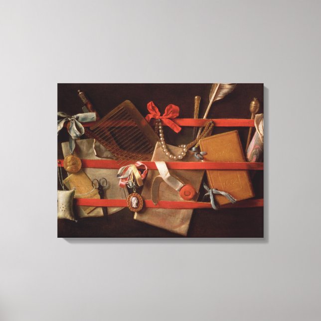 Lienzo A Trompe L'Oeil of Objects (Anverso)