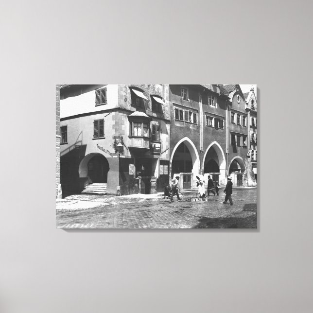 Lienzo A view of Lindau, c.1910 (Anverso)