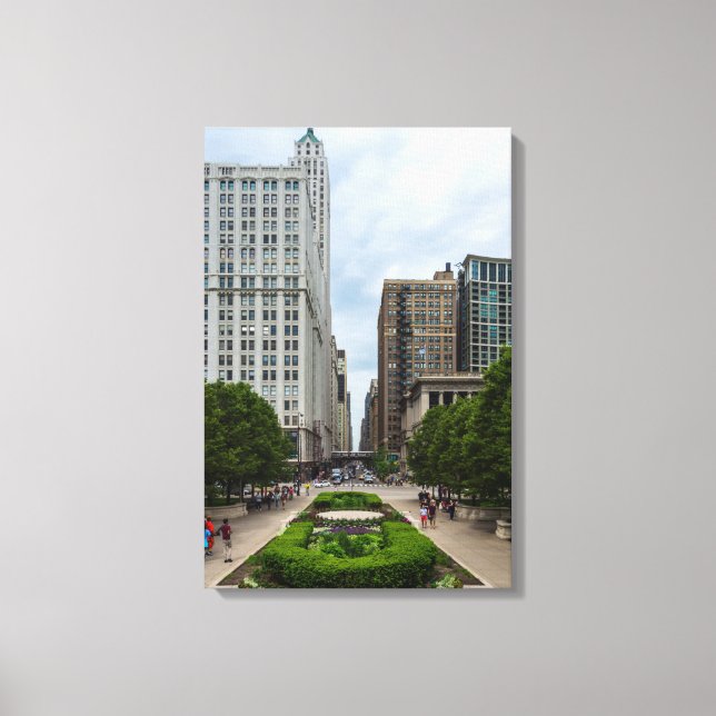 Lienzo A Washington Street (Anverso)