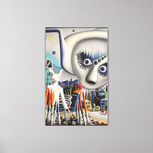 Lienzo A Winter Wonder Diorama-Land Ken Gage (Anverso)