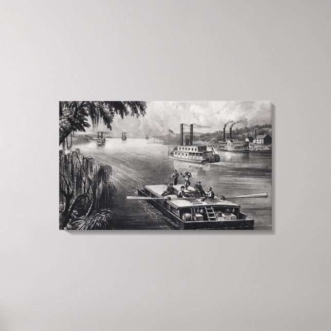 Lienzo Abajo el río (Anverso)