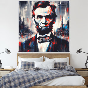 LIENZO ABE LINCOLN 16º PRESIDENTE DE EE.UU. 7