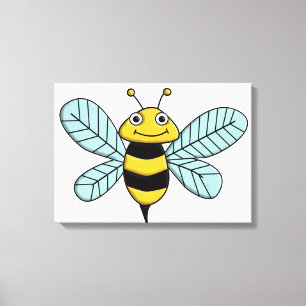 Lienzo abeja