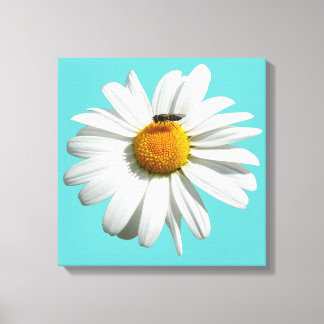 Lienzo Abeja en foto de naturaleza de verano de Alaska en