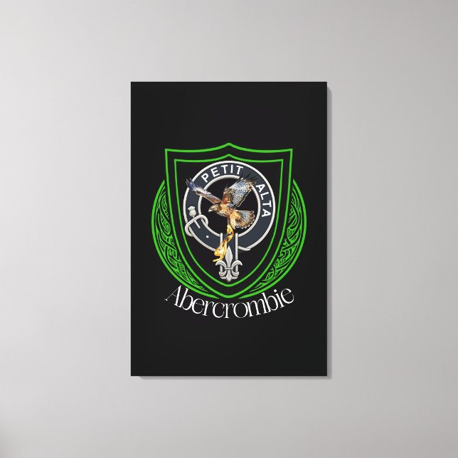 Lienzo Abercrombie Scottish Clan Crest (Anverso)